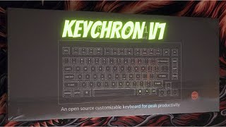 Keychron V1 Frosted Black Unboxing #pcgaming #keychron #mechanicalkeyboard