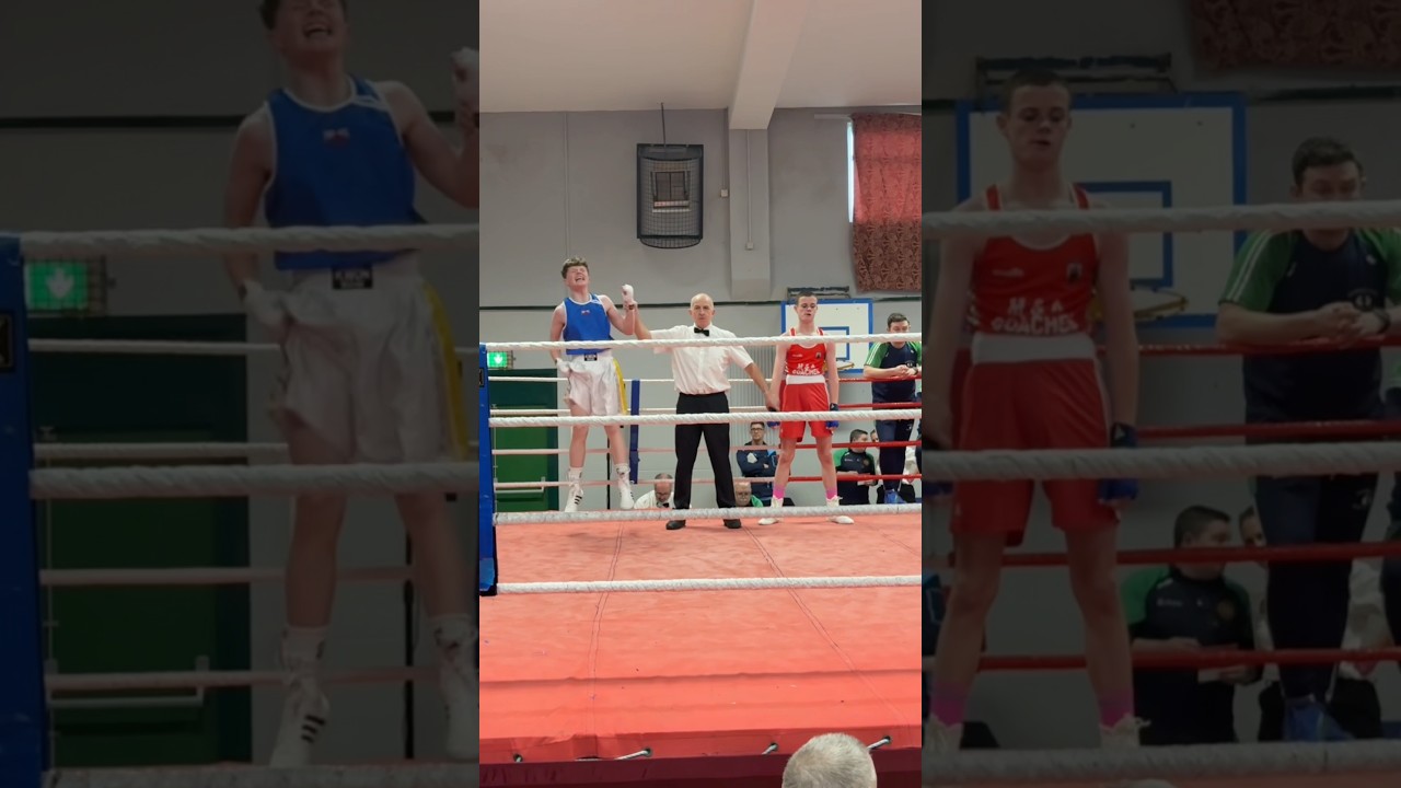 Paddy Heneghan Claremorris #westport wins Athy Box Cup Kildare finals #irish #local #mayo #boxing