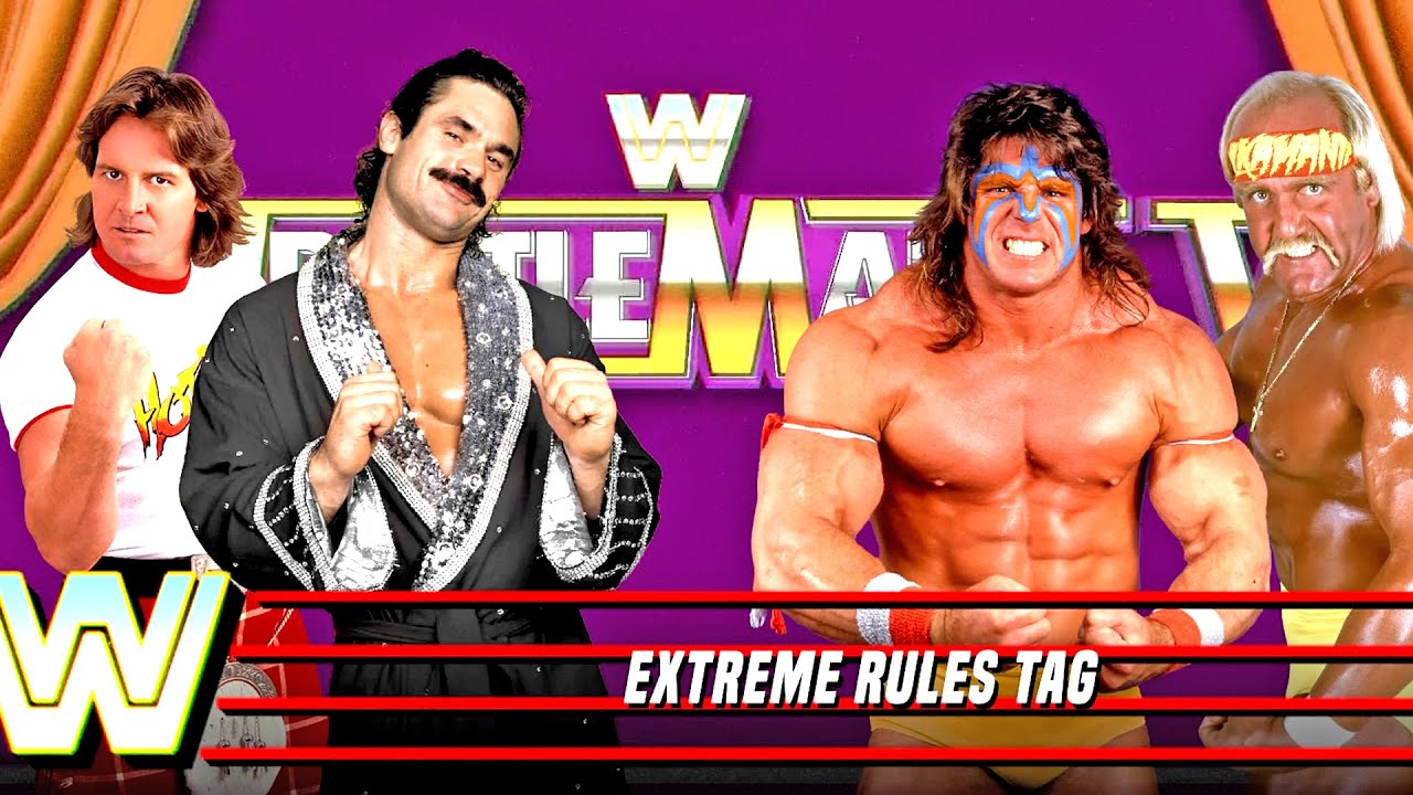 Rick Rude Vs Roddy Piper WWE 2K24 Hulk Hogan & Ultimate Warrior vs Rick Rude & Roddy Piper - YouTube