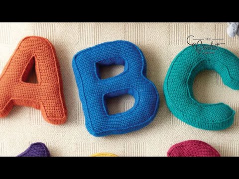 Crochet Letter Pillow: Y | The Crochet Crowd