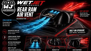 Wet Jet performance Rear ram air vent suction video Seadoo Rxtx rxpx Gtx gti gtrx 300 325