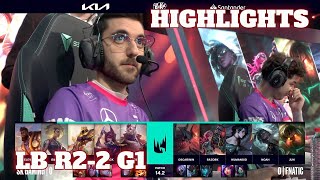 SK vs FNC - Game 1 Highlights | Round 2 LEC Winter 2024 Playoffs | SK Gaming vs Fnatic G1