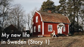 Life in my Swedish Cottage | Northern Lights, Snow Hike and Baking Crispbread (Story 1)