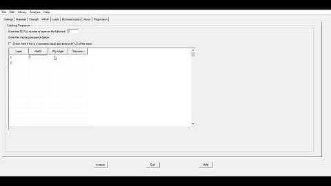 Calculate Laminate Properties using The Laminator Software