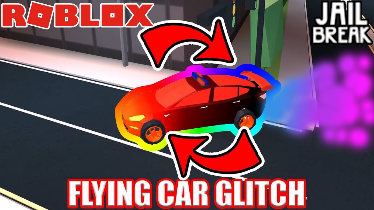 Crazy Flying Car Glitch Roblox Jailbreak Youtube - car glitch roblox
