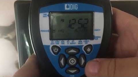 DIG 740A Four station battery operated controller setup overview
