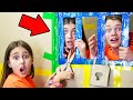 Escaping From the Carton Prison || Awkward Funny Situation at School