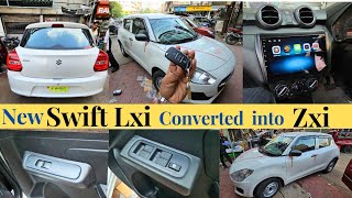 2023 Maruti Suzuki Swift Lxi |Full Accessories Installation | Power Window | Central Lock | Android