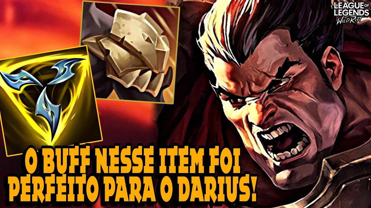 DARIUS SE BENEFICIOU MUITO COM O BUFF DESSE ITEM!! ELE ESTÁ VOLTANDO PARA O META!! | LoL Wild Rift