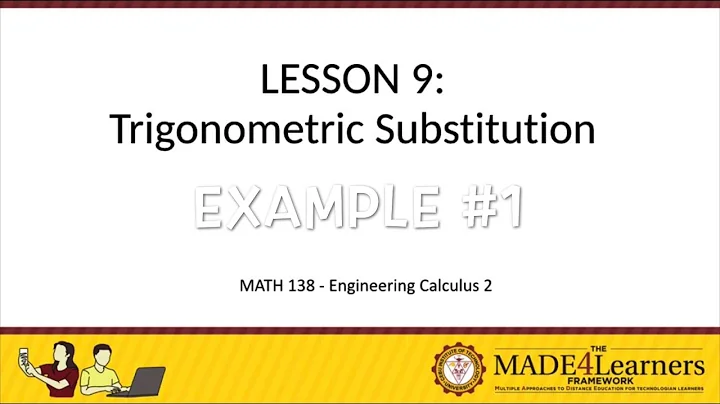 Trigonometric Substitution: Example #1