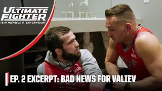 The Ultimate Fighter Excerpt: Chandler reveals to Valiev his fight is postponed | ESPN MMA