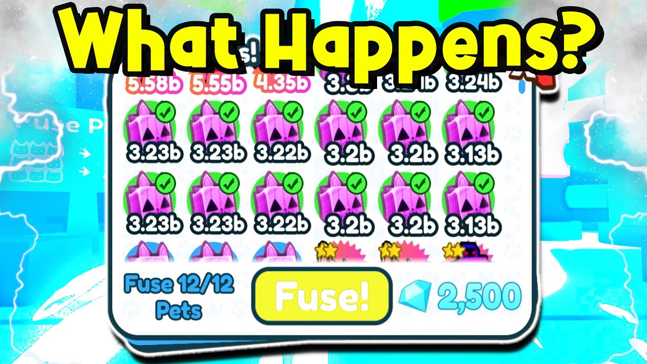 What Happens When You Fuse 12 Dark Matter Pumpkin Cats in Pet Simulator