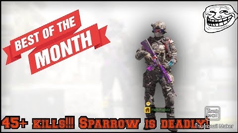 call of duty mobile sparrow gameplay - *new* sparrow skill | call of duty mobile gameplay