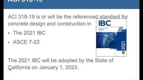 An Overview of Changes from ACI 318-14 to ACI 318-19