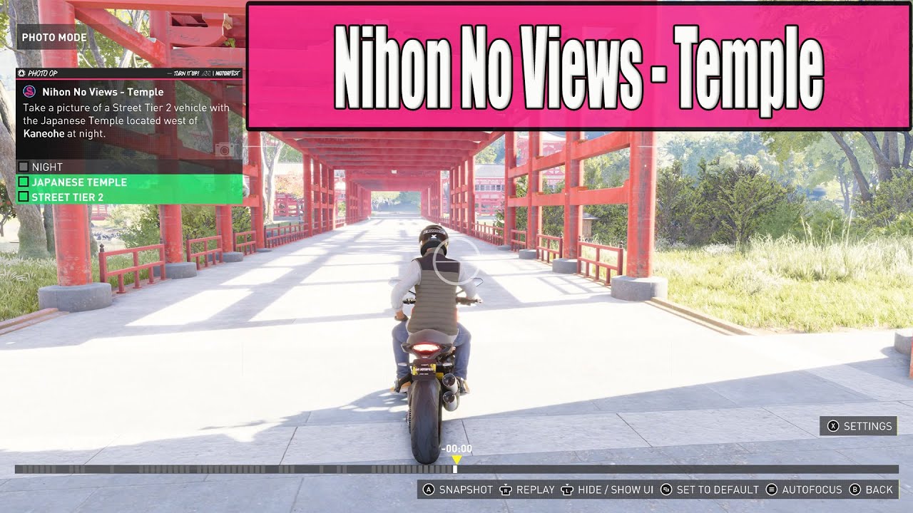 The Crew Motorfest Photo Ops Nihon No Views - Temple