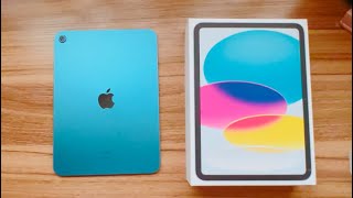 iPad 10th Gen BLUE 💙🦋| ASMR Aesthetic Unboxing | Relaxing ASMR #ipad #asmr