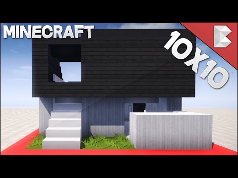 ✔ Minecraft: 10X10 Modern House Tutorial