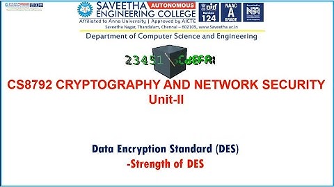 3 DES Strength of DES