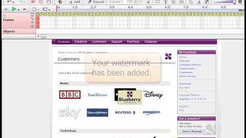 BB FlashBack User Guide:How To Add A Watermark