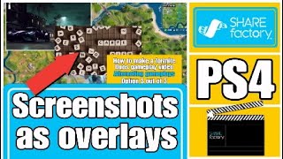 How to use Screenshots as Overlays on Sharefactory PS4 2020 (PC or Laptop and USB Stick needed)