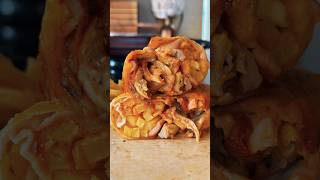 Oven-grilled chicken wraps