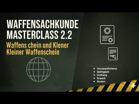 Waffenschein und Kleiner Waffenschein