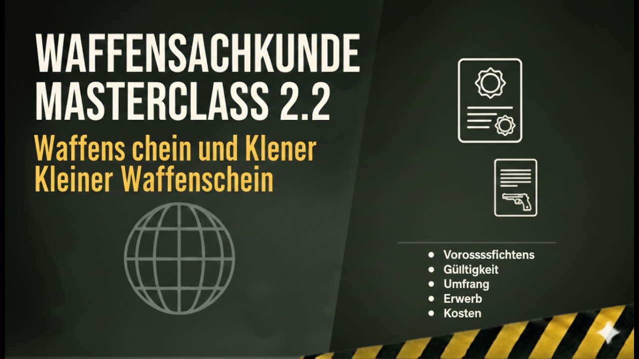 Waffenschein und Kleiner Waffenschein