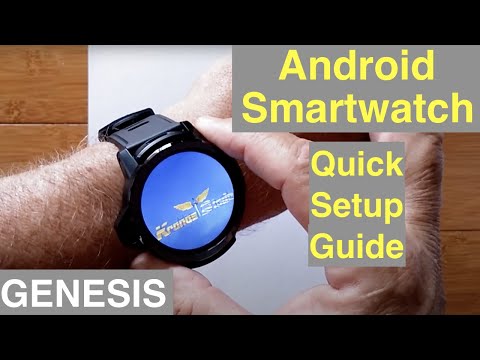 Android Smartwatch Initial Setup Guide (with Factory Data Reset) featuring the Kronos Blade GENESIS