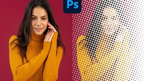HOW TO CREATE DOTTED COLOR HALFTONE EFFECT IN #adobe  #photoshop  #graphicdesign #tutorial