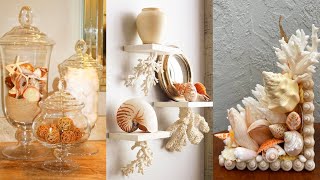 Handmade Seashell Home Decorating Ideas | Easy Seashell Craft | DIY Coral Reef | Interior Design