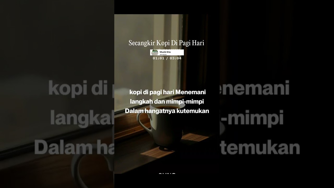 Secangkir Kopi Di Pagi Hari 