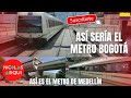 Así es el Metro de Medellín 🇨🇴 (Mi Experiencia + 10 Curiosidades de Historia) Así sería Metro Bogotá