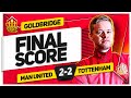 SAME OLD RUBBISH! MANCHESTER UNITED 2-2 TOTTENHAM! GOLDBRIDGE Reaction image