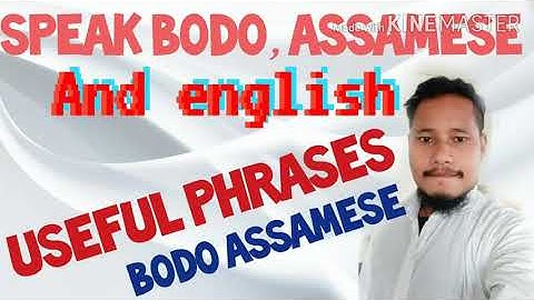 Speak bodo Assamese english, speak Assamese language, speak bodo language