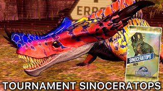 Jurassic World: The Game EP495 TOURNAMENT SINOCERATOPS