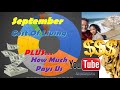 Video 41 - September Portugal Cost Of Living &amp; What YouTube Pays Us!