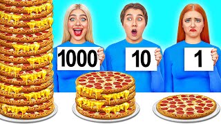 100 Katmanlar Gida Mücadelesi | Mutfak Savaşı Mega DO Challenge