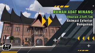 [Ep.15] DESIGN RUMAH ADAT MINANG 2 LANTAI