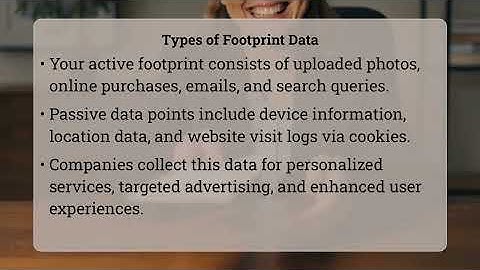 What Specific Data Points Are In Your Digital Footprint?
