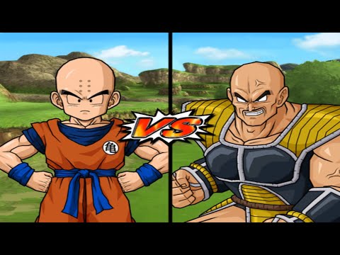 DBZ Sparking! METEOR　クリリン VS ナッパ