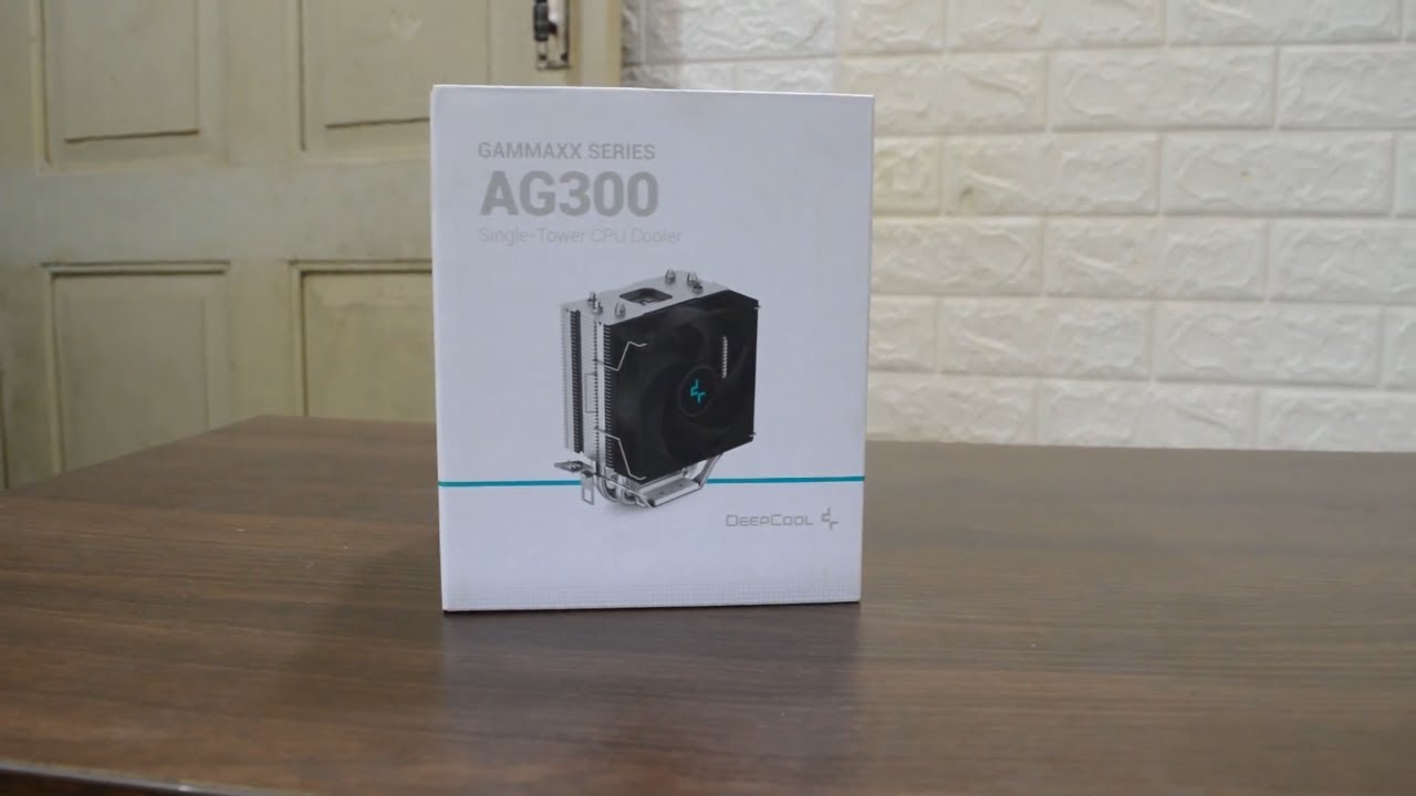 Deep cool ag 300 unbox installation testing (intel) - YouTube