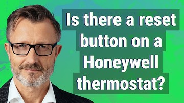 Is there a reset button on a Honeywell thermostat?