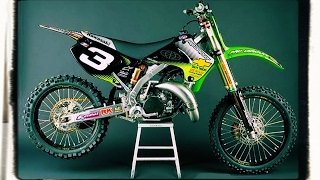 2003 Kawasaki KX125 On A Supercross Track