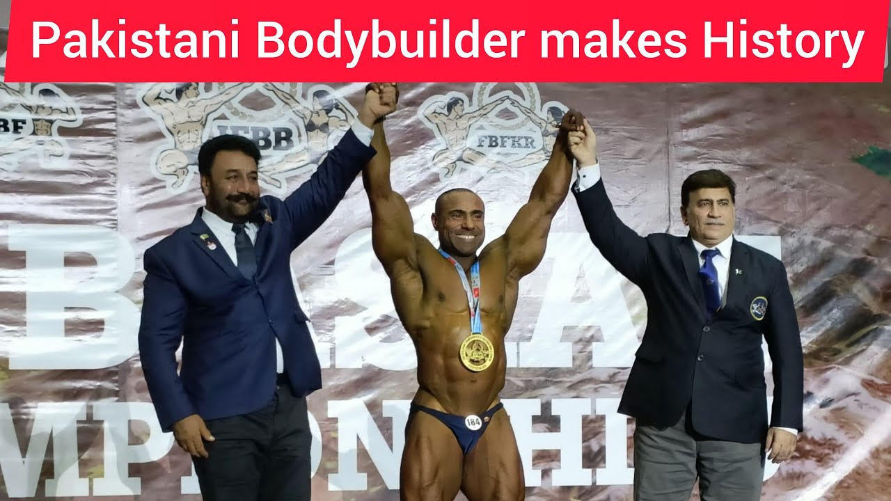 Pakistani Bodybuilder Commandos Pakistani Bodybuilder creates History I Fida Hussain Baloch wins Gold ...