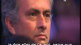 Mourinho cries after sneijder speech . English