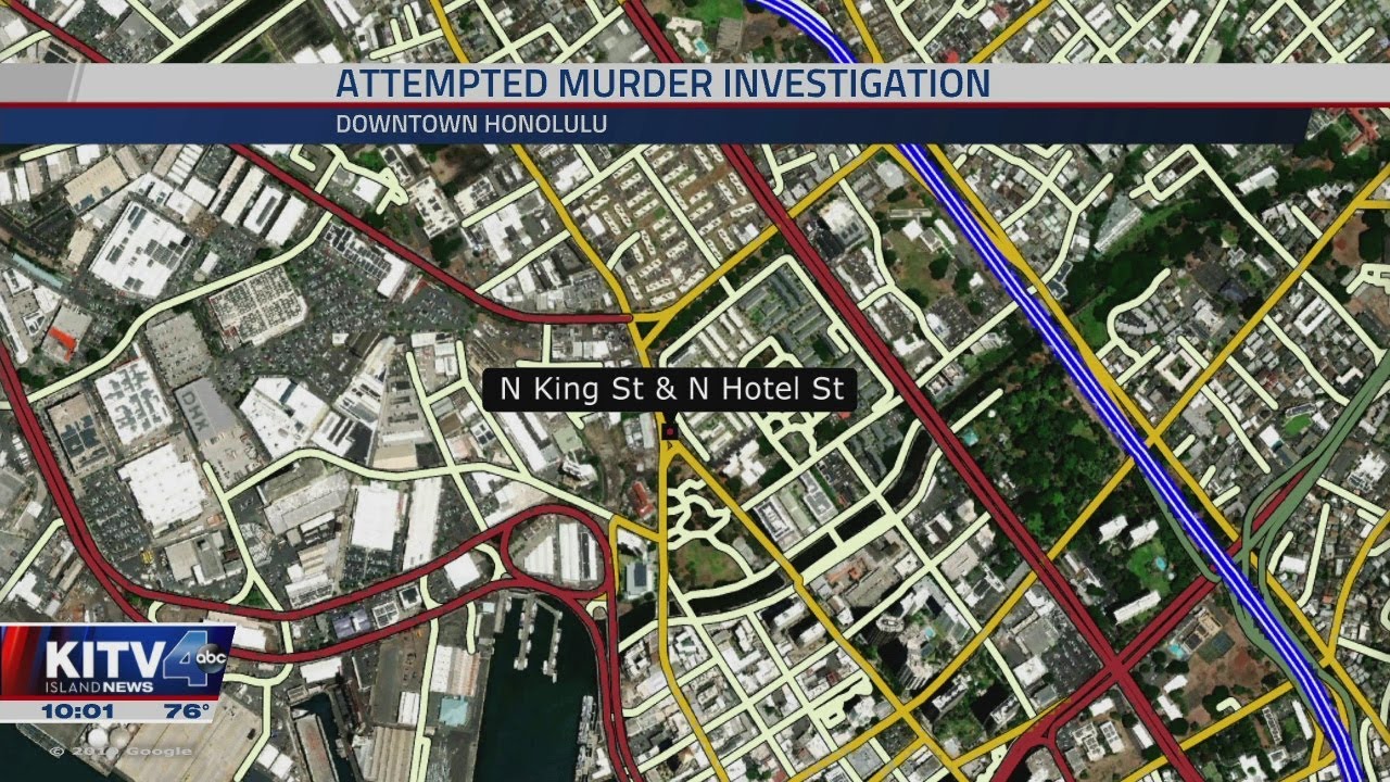 Honolulu Police open attempted murder investigation in Chinatown - YouTube