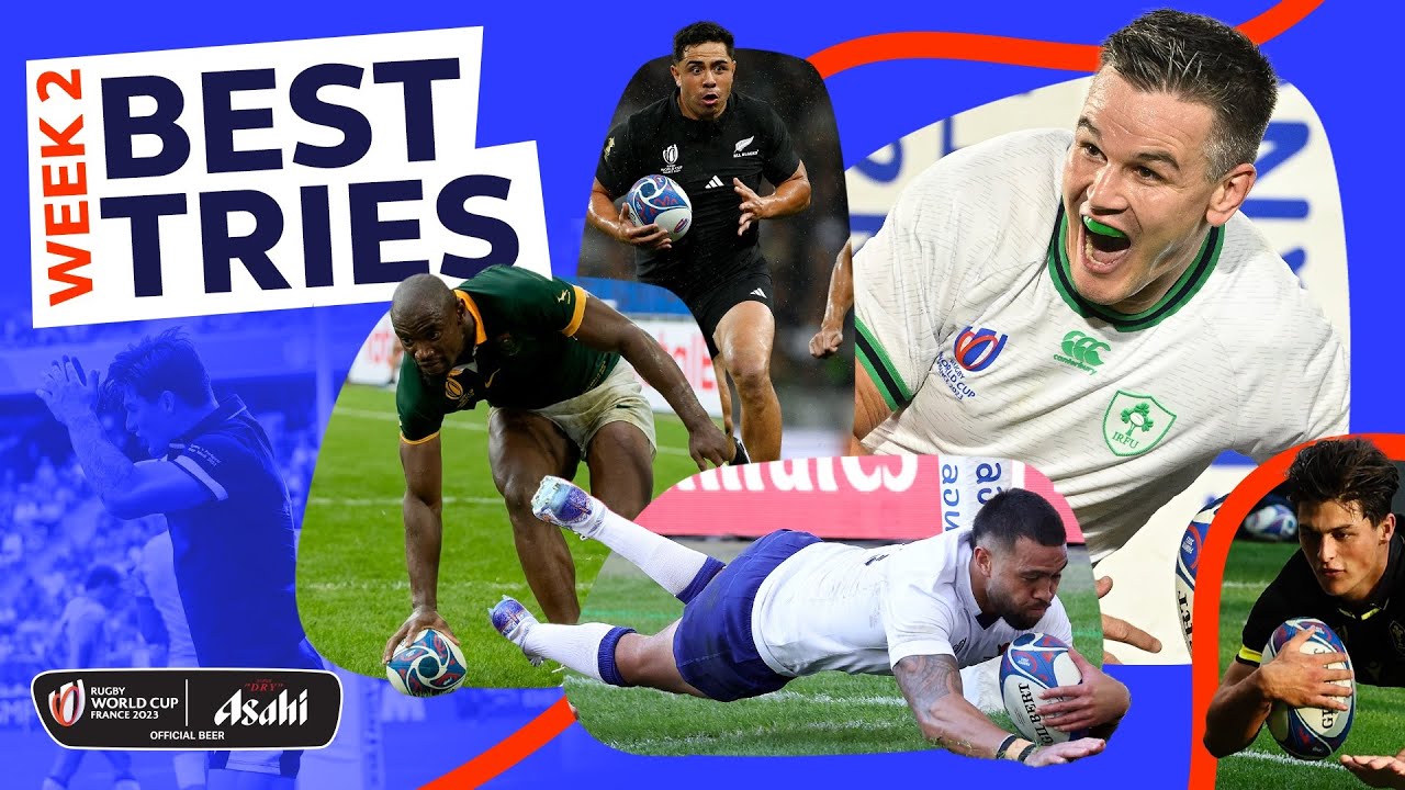 The best Rugby World Cup 2023 tries from week two! Asahi Super Try