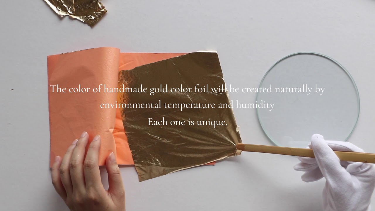 Venus Healing Gold Color Foil Glass Plate