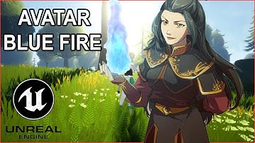 Creating Blue Fire in My Avatar Fan Game | Unreal Engine Indie Devlog
