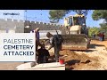 Settlers dig up grave of elderly Palestinian man
